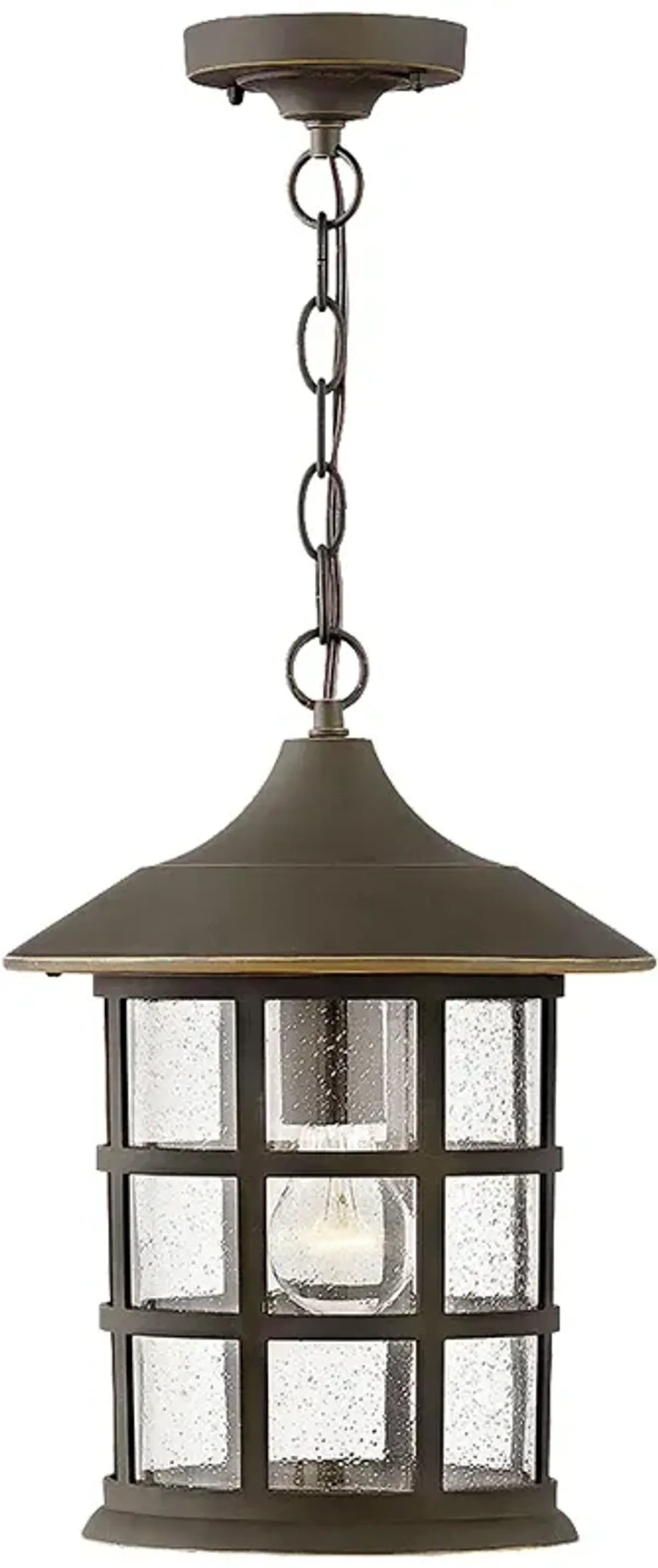 Freeport 14" High Oil-Rubbed Bronze Outdoor Hanging Light
