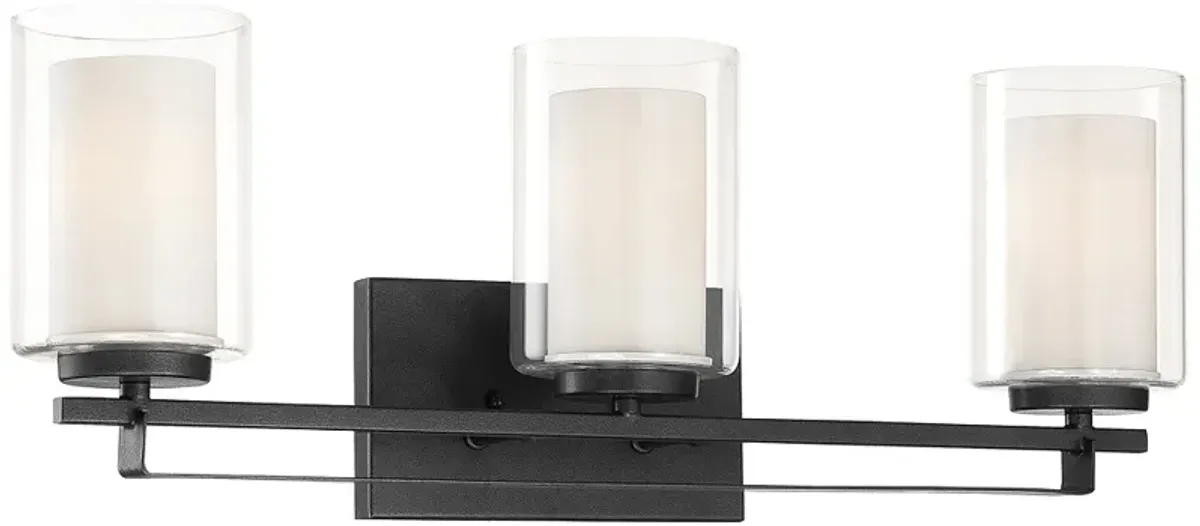 Parsons Studio 24" Wide Sand Coal 3-Light Bath Vanity Light