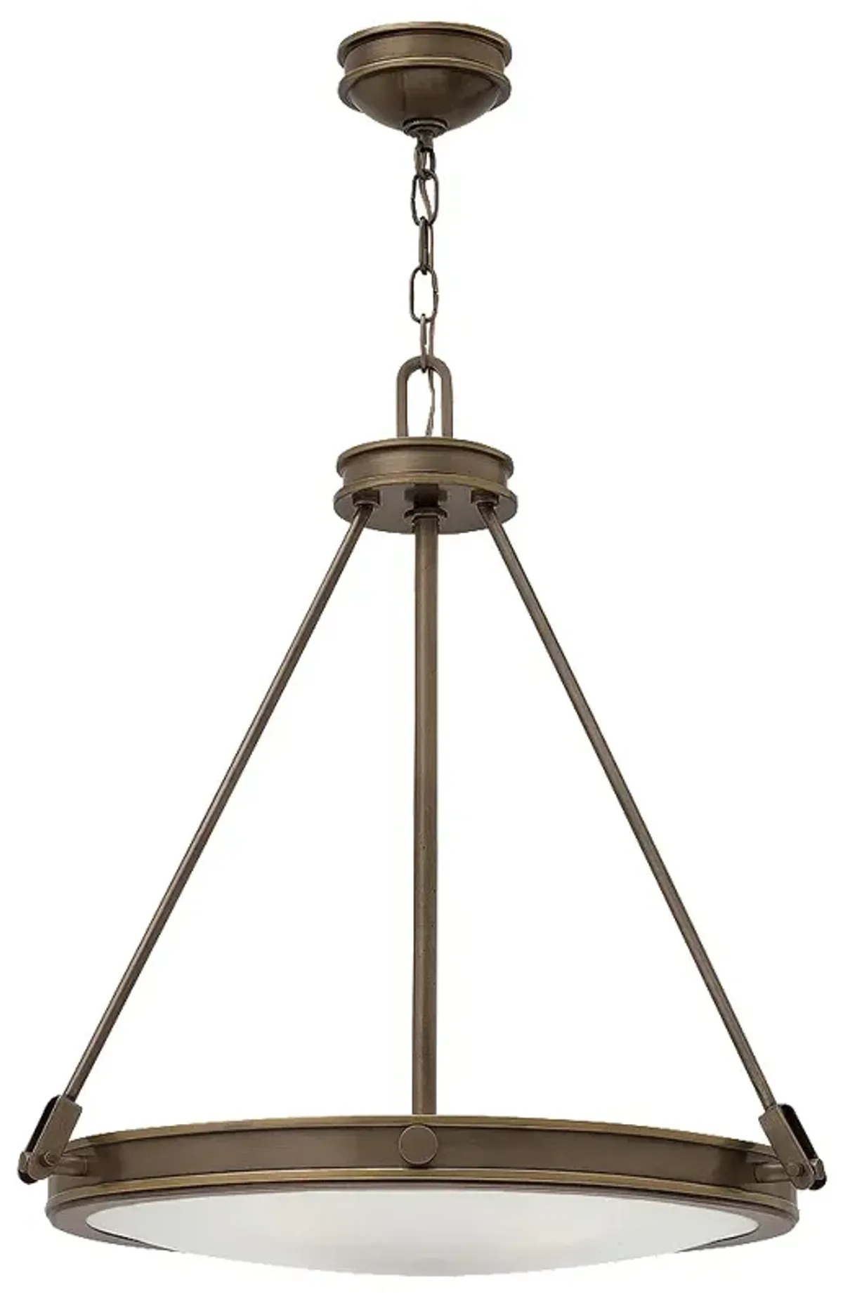 Hinkley Collier 21 1/2"W Light Oiled Bronze Pendant Light