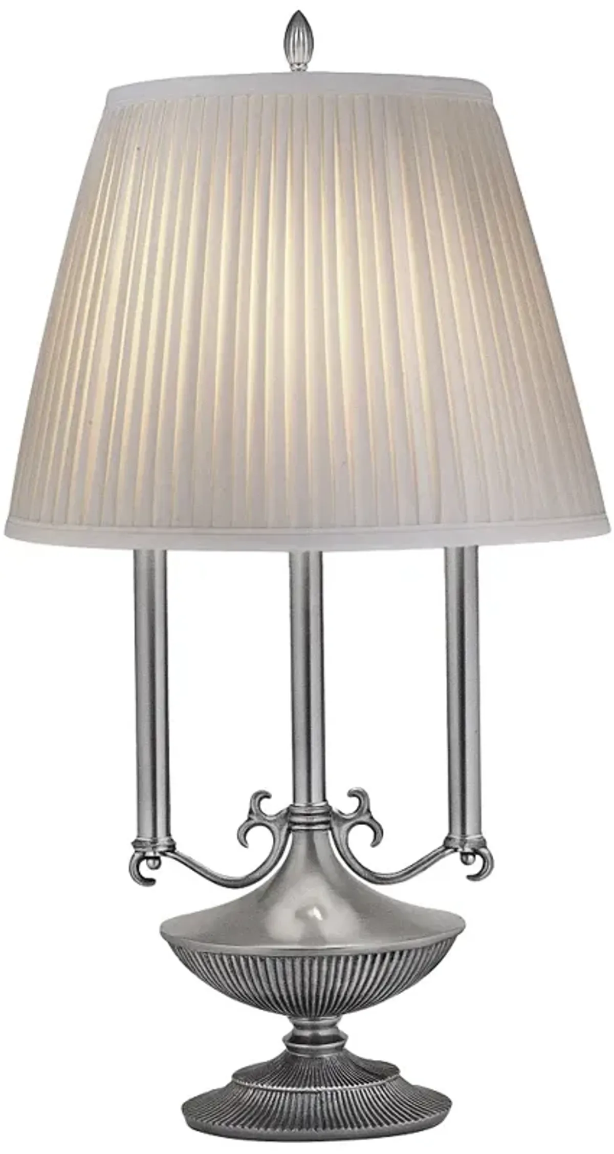 29" H Pewter Desk Lamp