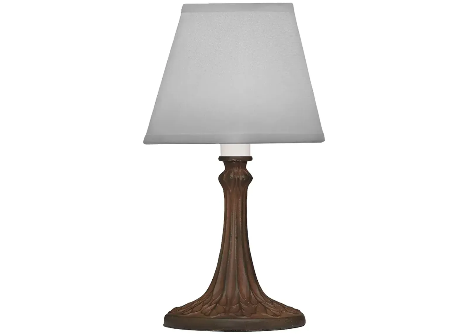 Stiffel Mission Tree 10" Rust Brown Accent Table Lamp