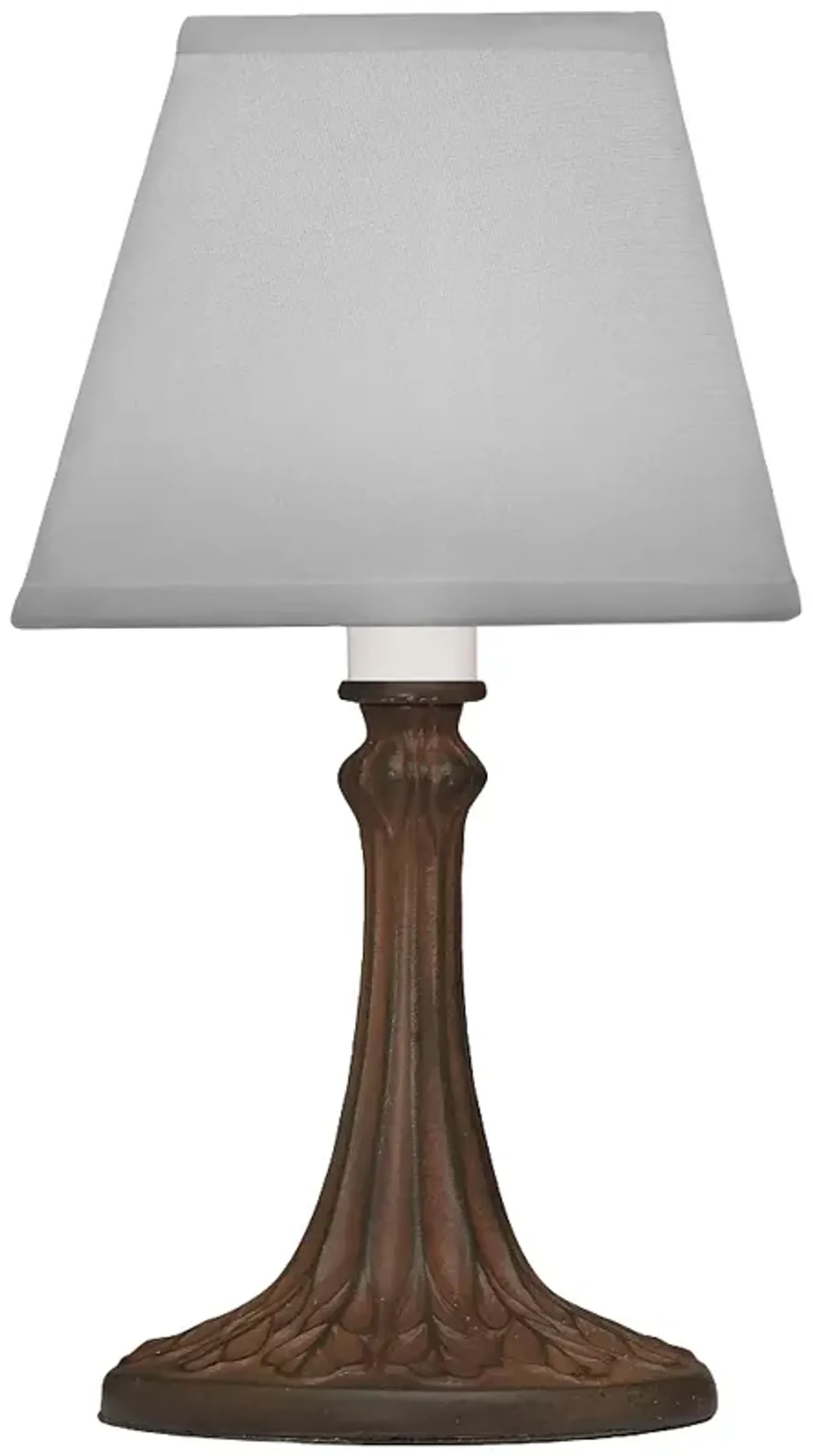 Stiffel Mission Tree 10" Rust Brown Accent Table Lamp