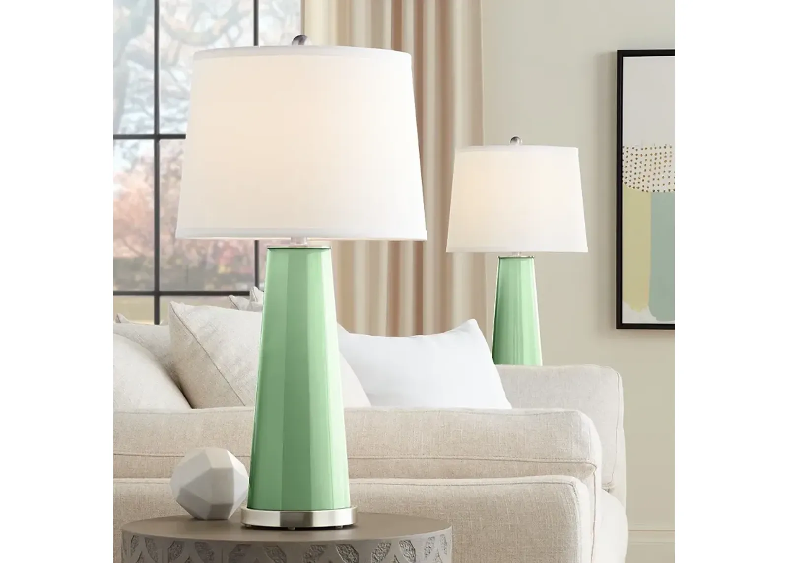 Flower Stem Leo Table Lamps Set of 2 from Color Plus