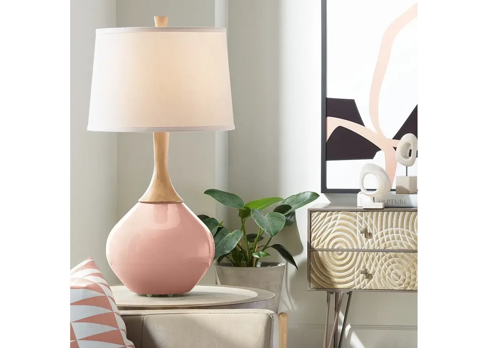 Rustique Wexler Modern Table Lamp from Color Plus