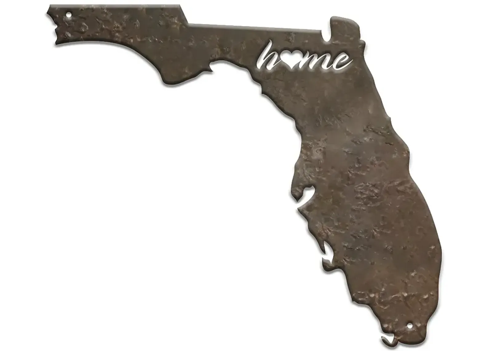 Stiffel Florida 24" High Rust Metal Wall Art