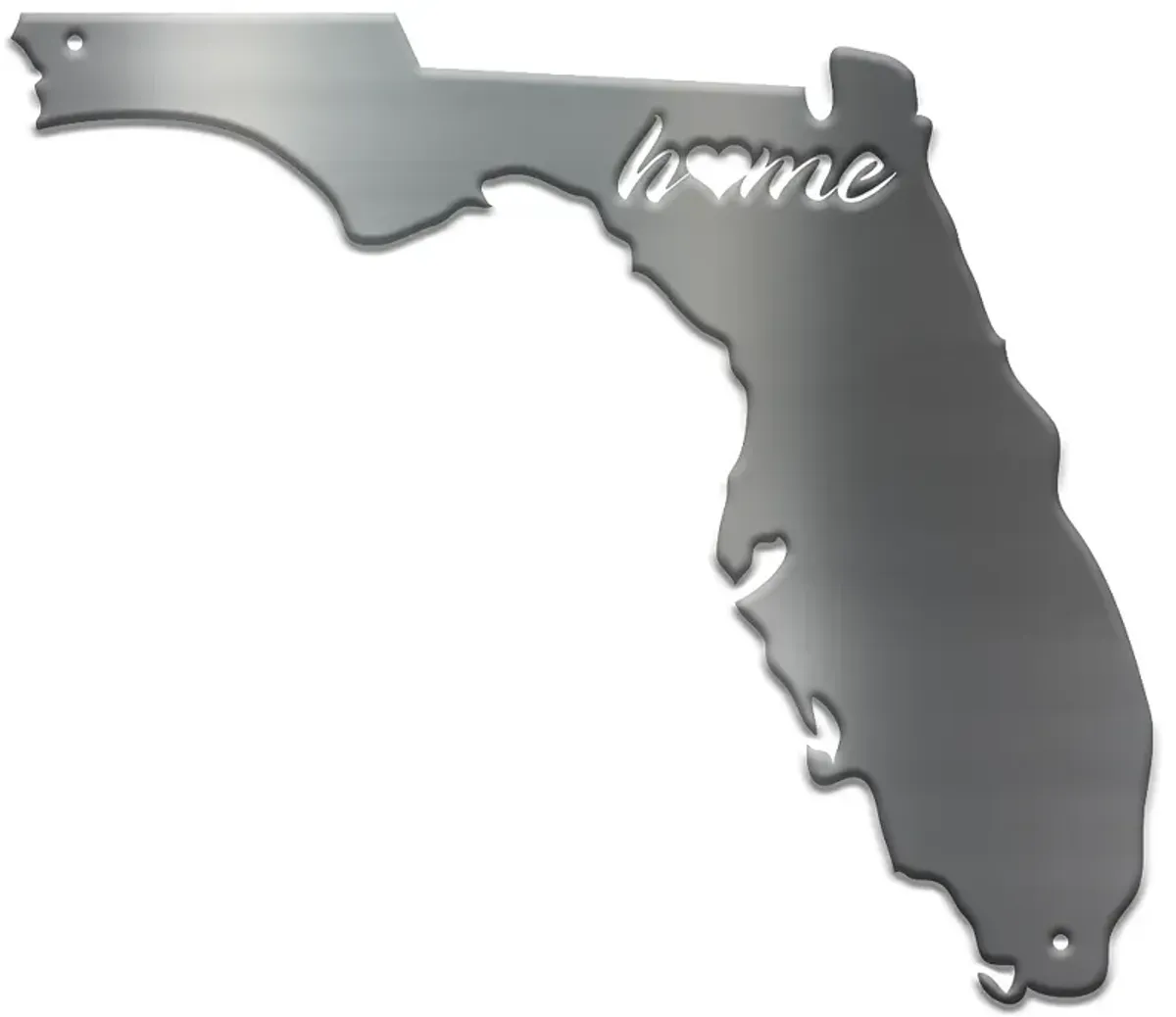 Stiffel Florida 24" High Silver Metal Wall Art