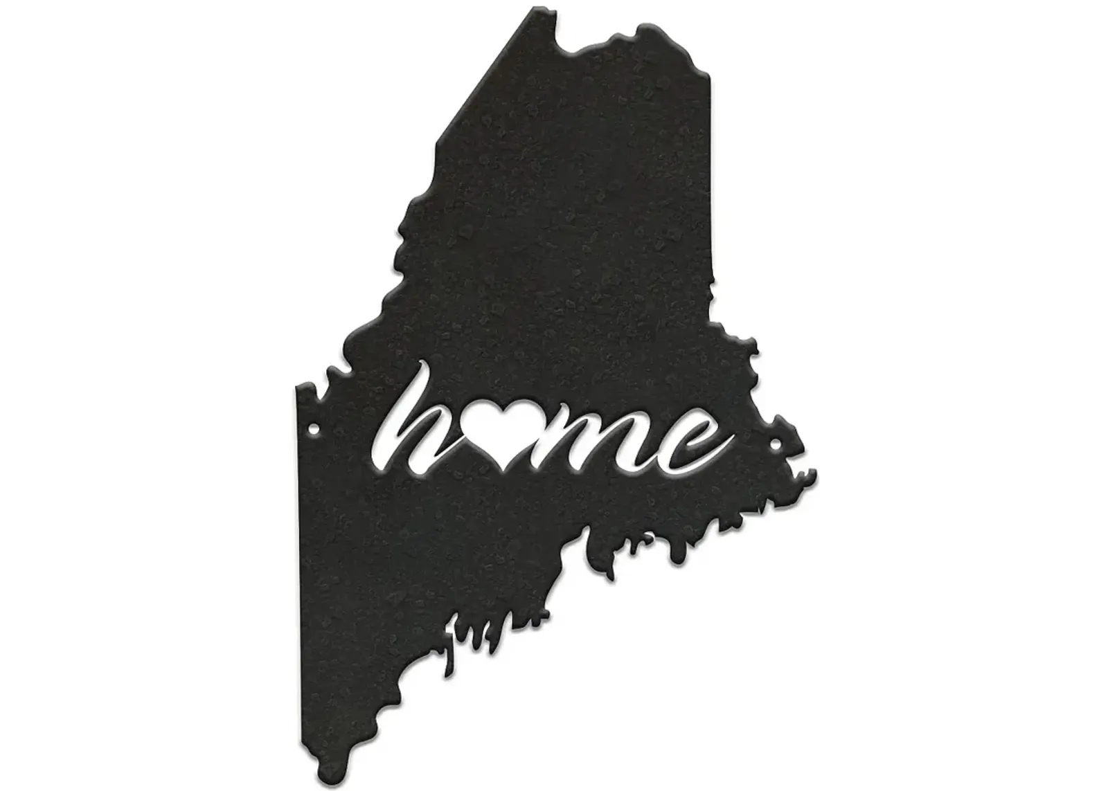 Stiffel Maine 24" High Charcoal Metal Wall Art