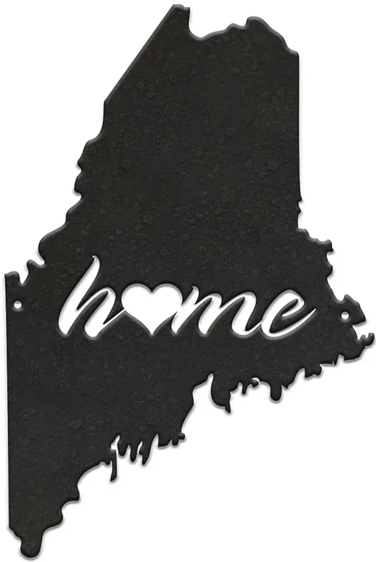 Stiffel Maine 24" High Charcoal Metal Wall Art