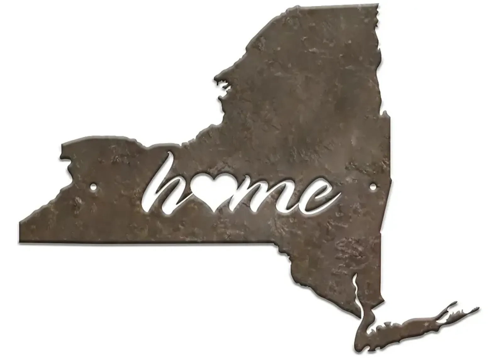 Stiffel New York 24" High Rust Metal Wall Art