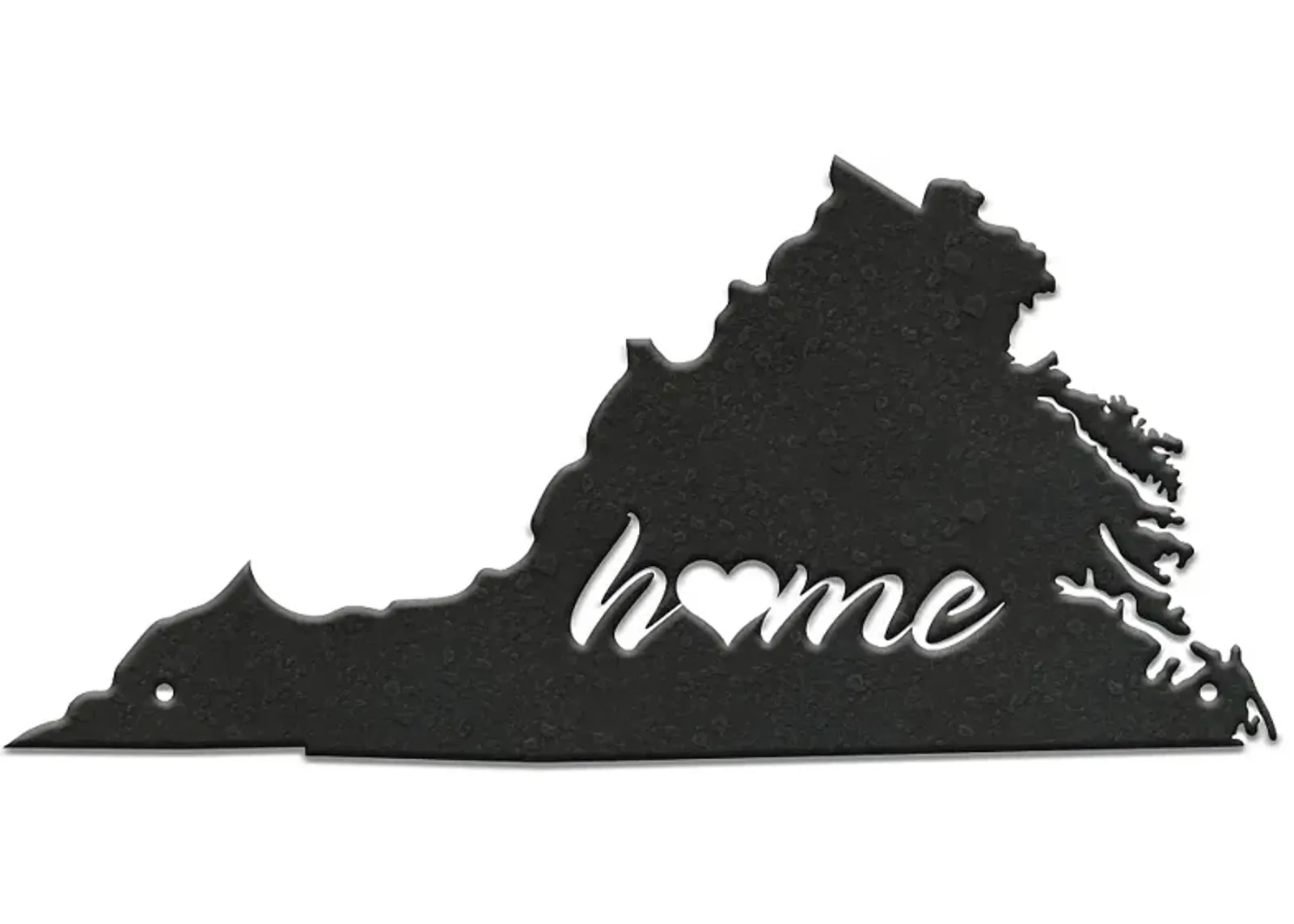 Stiffel Virginia 24" High Charcoal Metal Wall Art