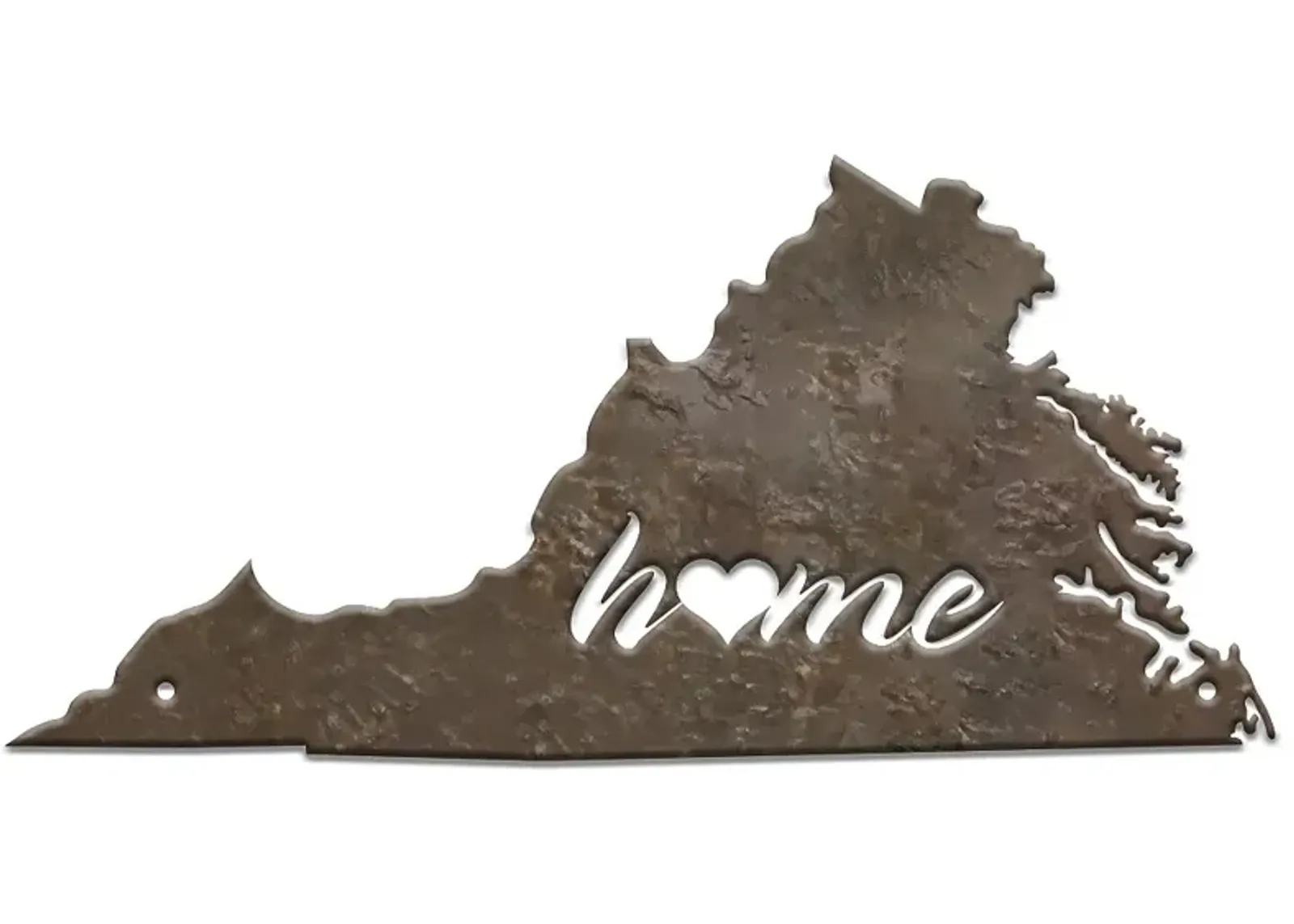 Stiffel Virginia 24" High Rust Metal Wall Art