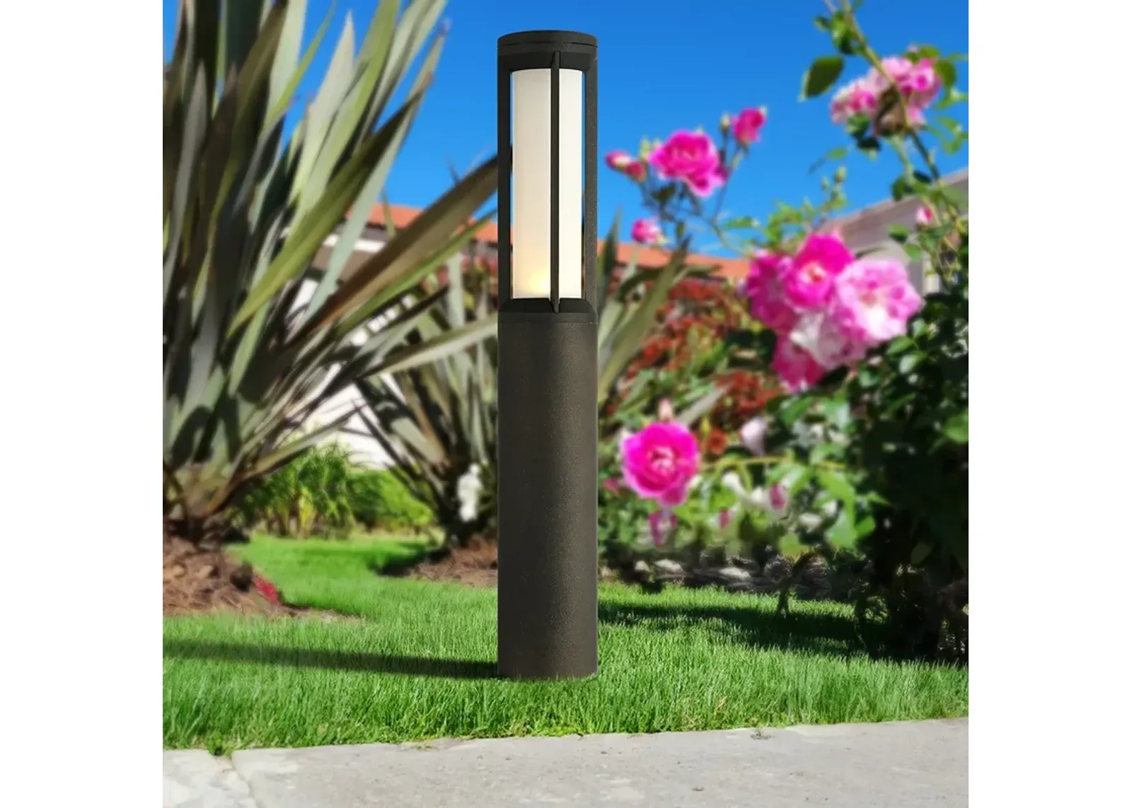 John Timberland Soloman 20" High Black LED Low Voltage Landscape Light