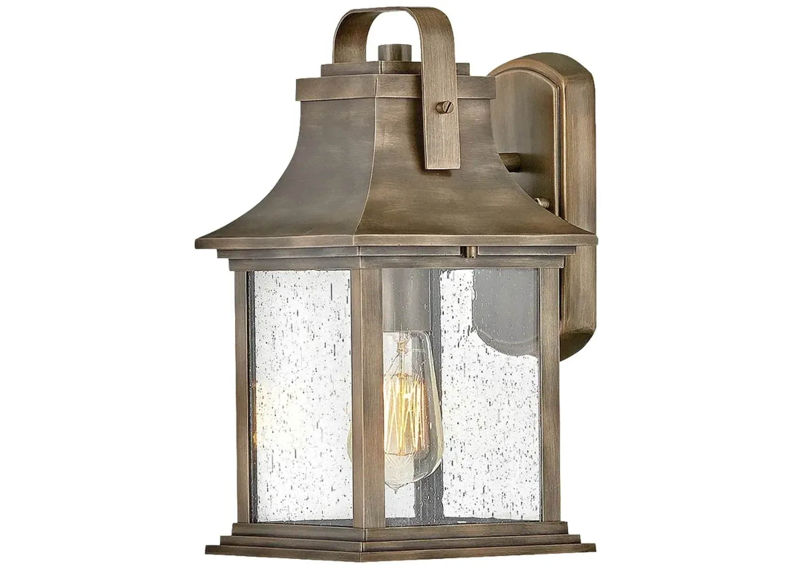 Hinkley Grant 13 3/4"H Burnished Bronze Outdoor Wall Light