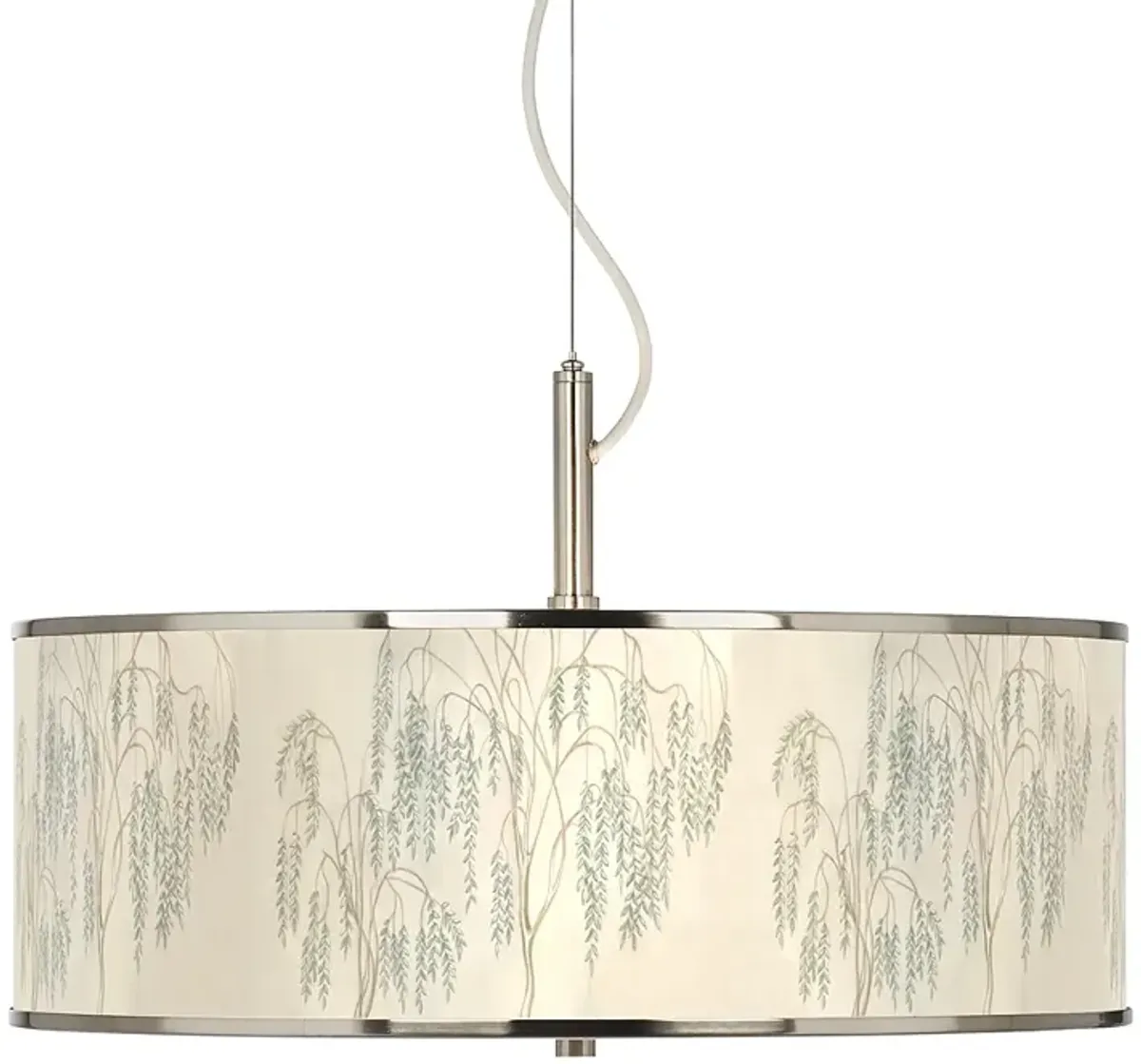 Weeping Willow Giclee Glow 20" Wide Pendant Light