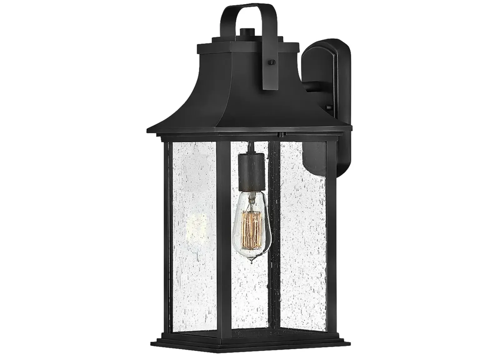 Hinkley Lighting Grant 19" High Textured Black Outdoor Wall Light