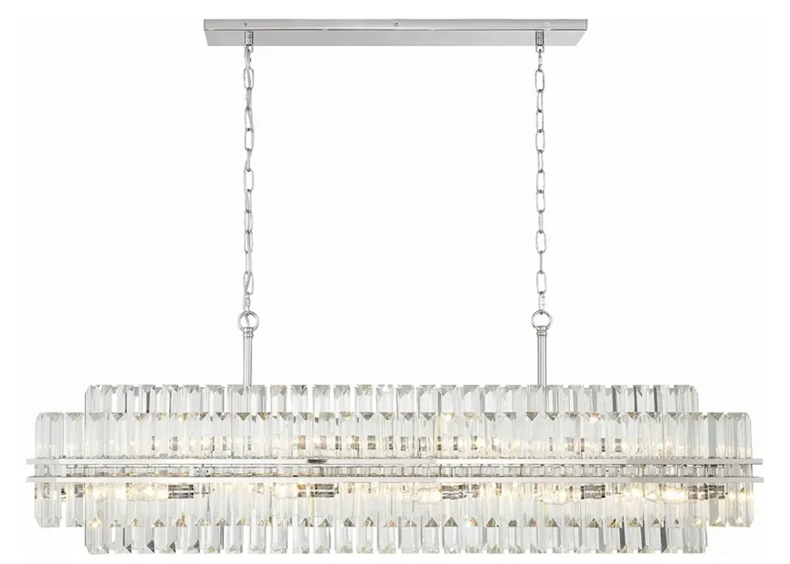 Hayes 16 Light Polished Nickel Chandelier