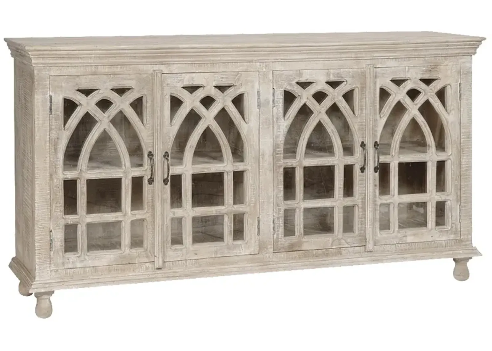 Crestview Collection Cathedral Design 4 Door Sideboard