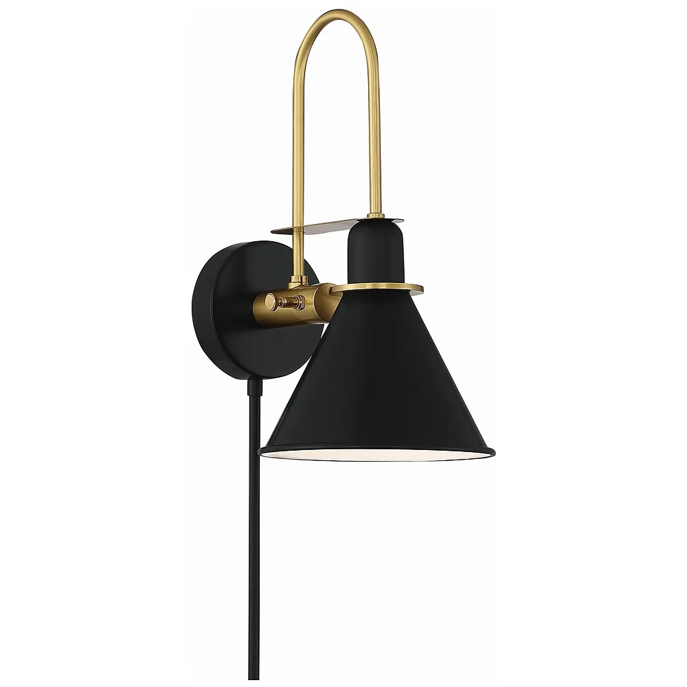 Medford 1 Light Matte Black Wall Mount