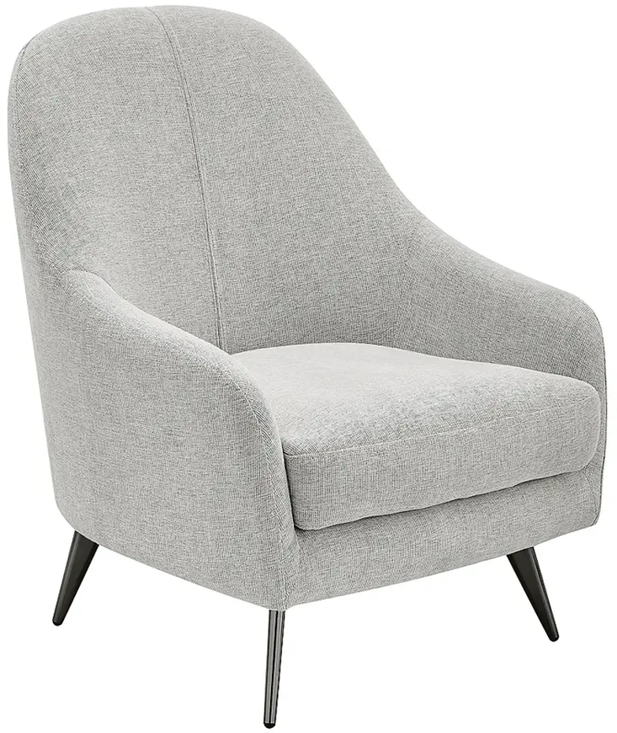 Selene Taupe Fabric Lounge Chair