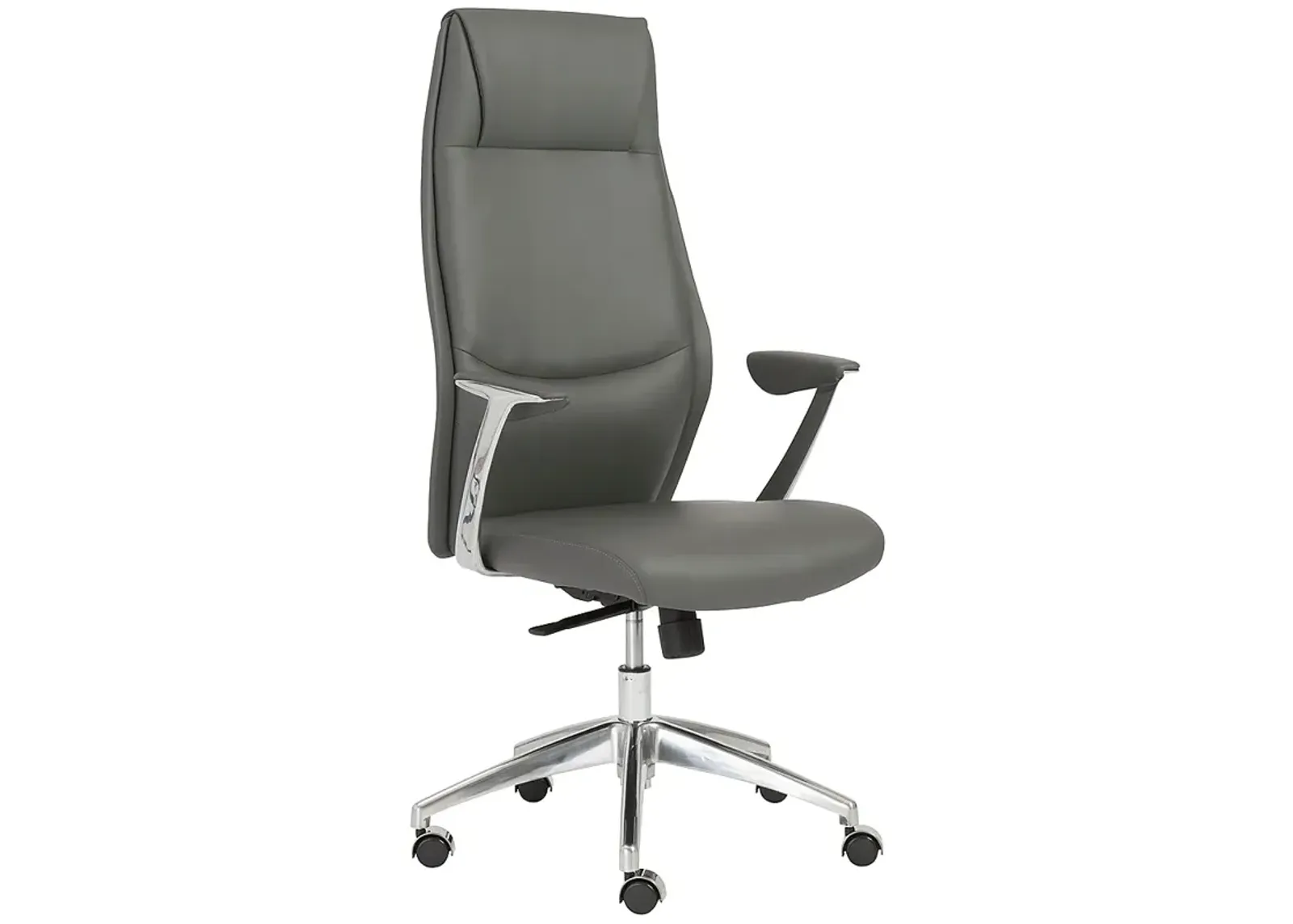 Crosby Gray Fabric High Back Adjustable Swivel Office Chair