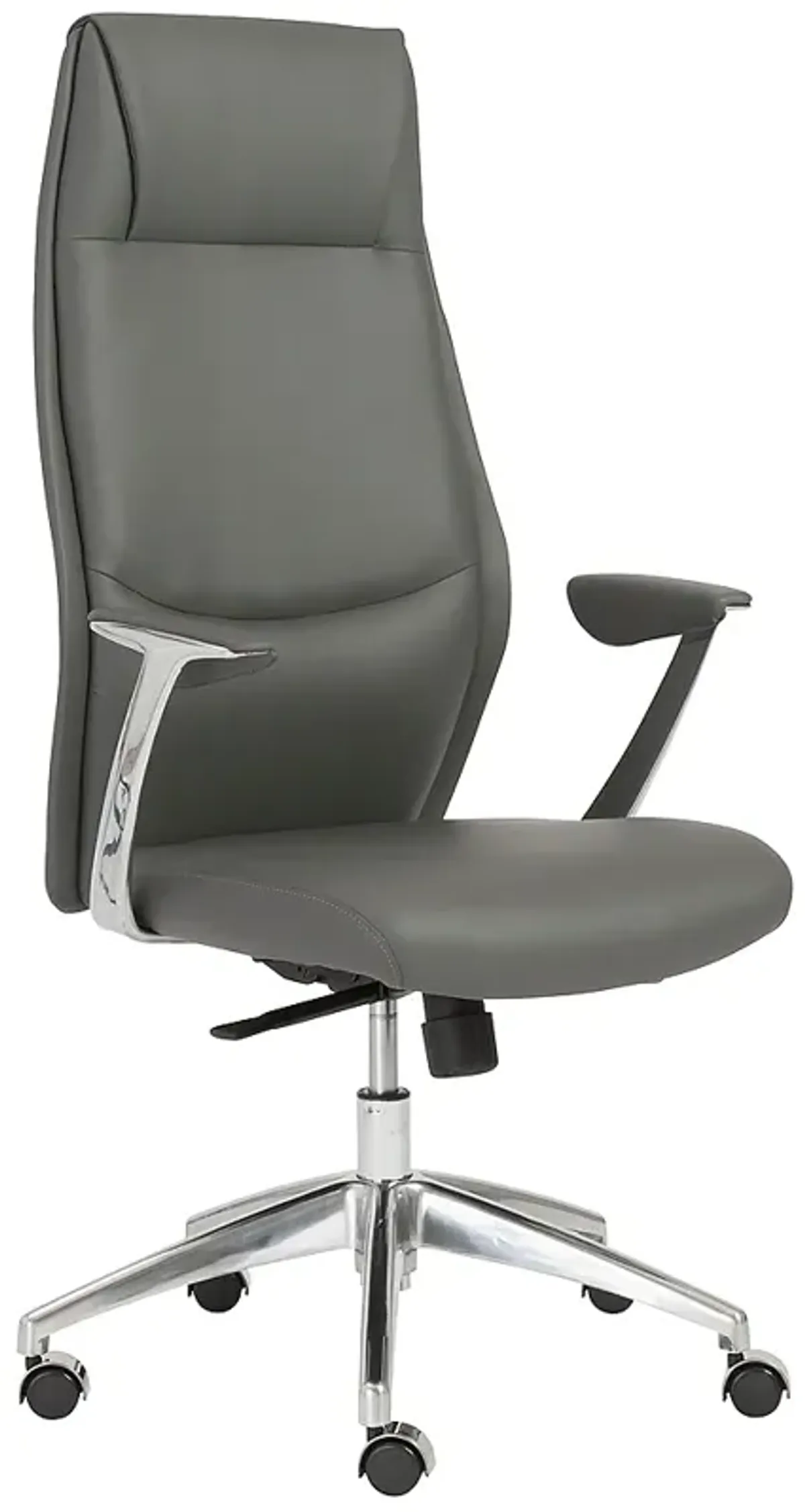 Crosby Gray Fabric High Back Adjustable Swivel Office Chair