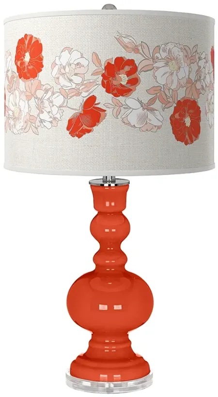 Daredevil Rose Bouquet Apothecary Table Lamp