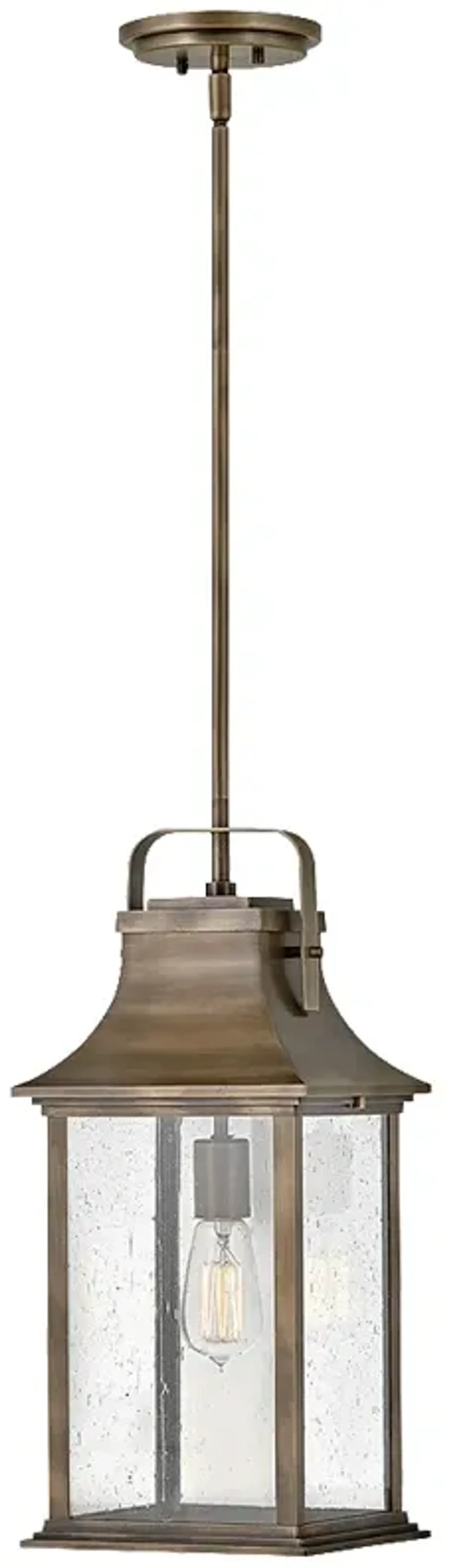 Hinkley Grant 19 3/4" High Bronze Outdoor Hanging Light