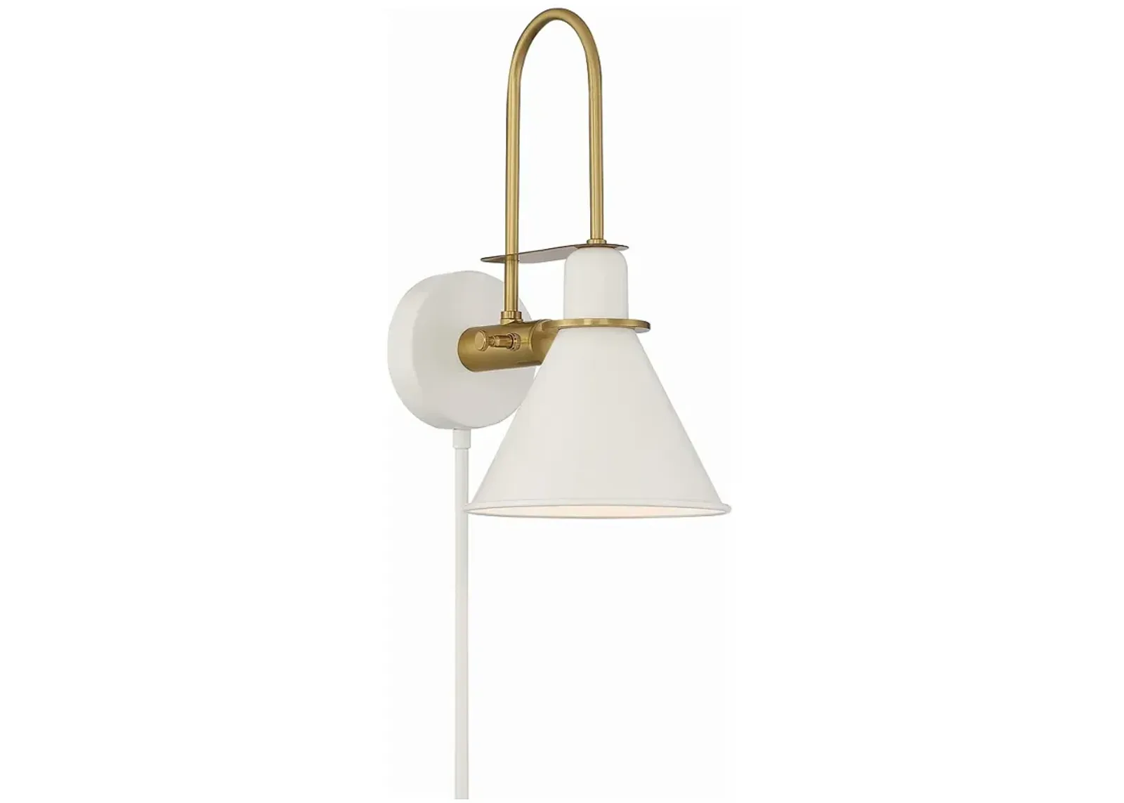 Medford 1 Light White Wall Mount