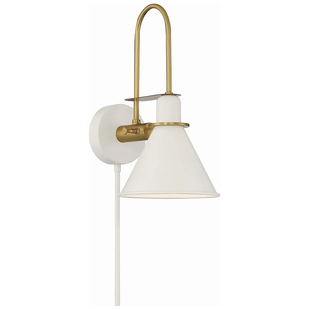 Medford 1 Light White Wall Mount