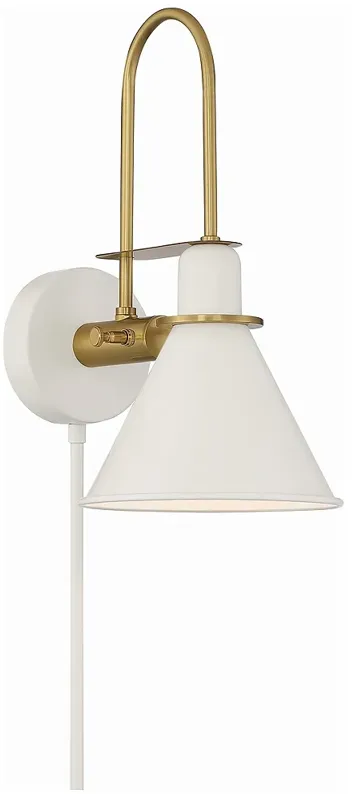 Medford 1 Light White Wall Mount