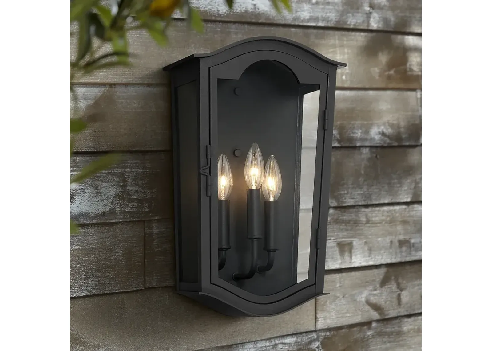 Houghton Hall 16 3/4" High Sand Coal Outdoor Wall Light