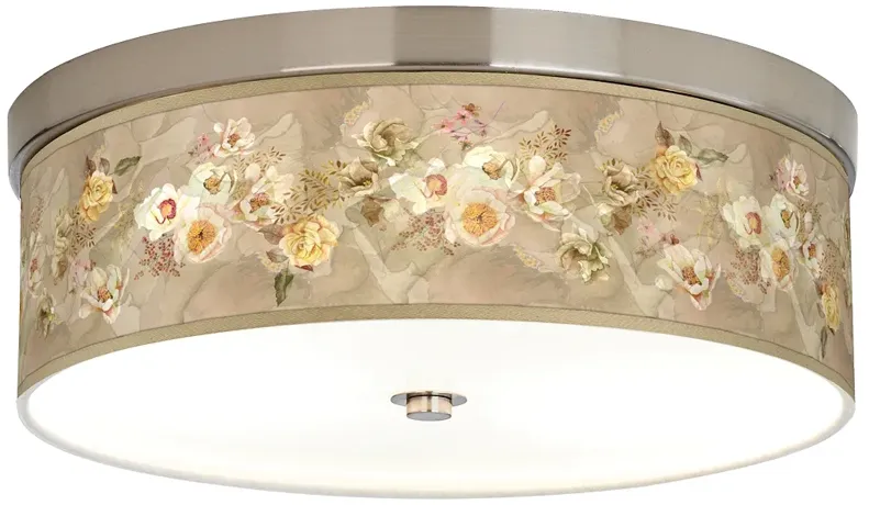 Floral Spray Giclee Energy Efficient Ceiling Light