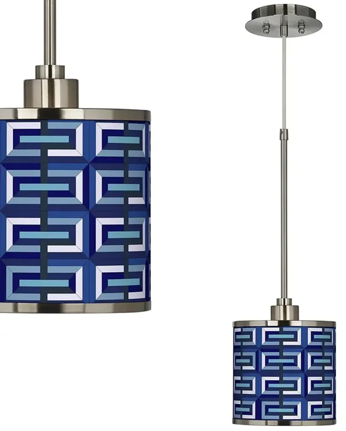 Parquet Giclee Glow Mini Pendant Light