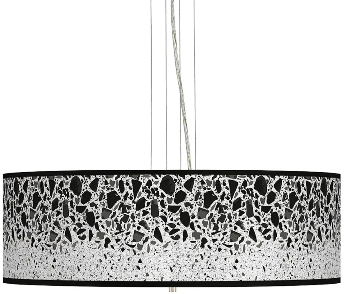 Terrazzo Giclee 24" Wide 4-Light Pendant Chandelier