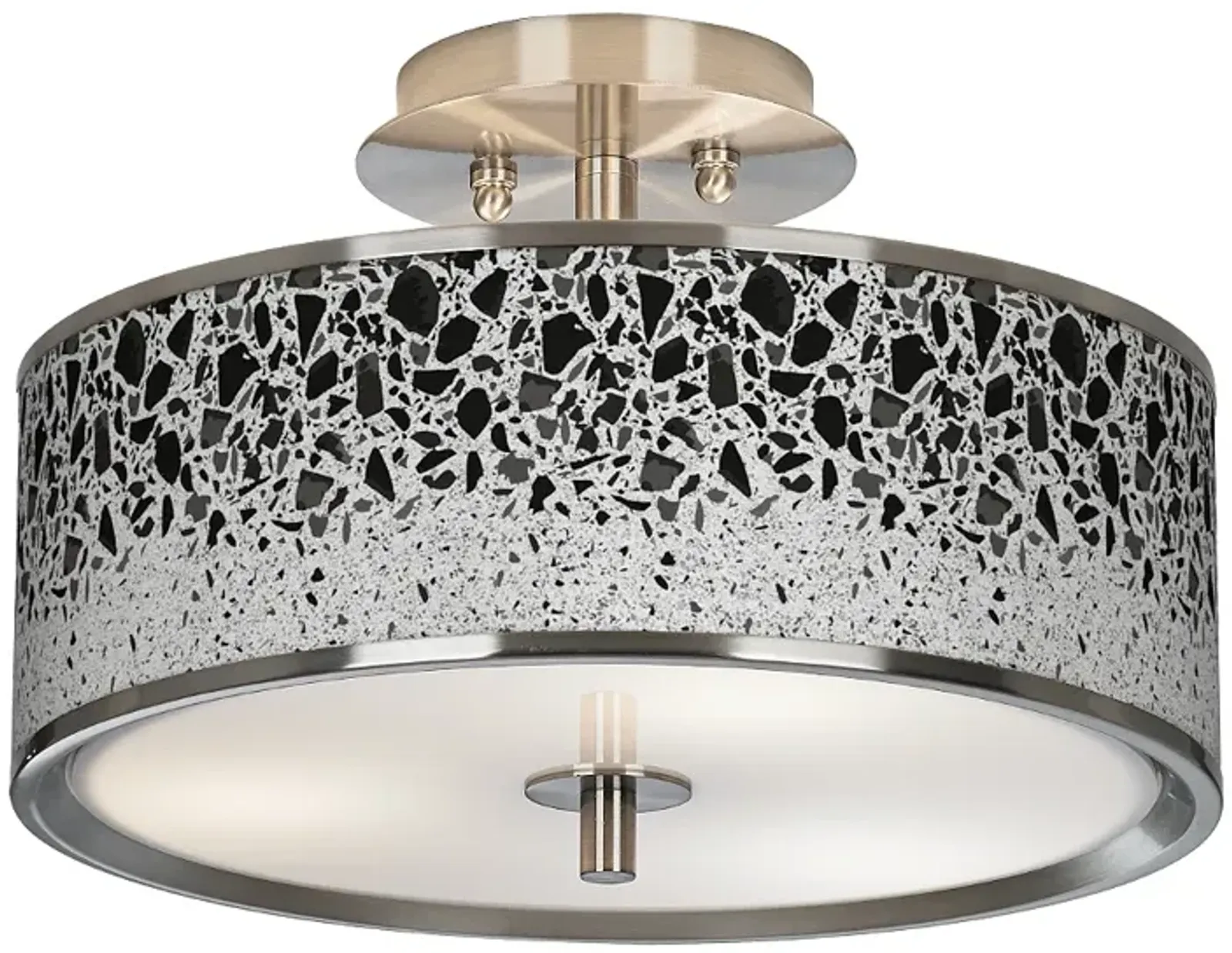 Terrazzo Giclee Glow 14" Wide Ceiling Light