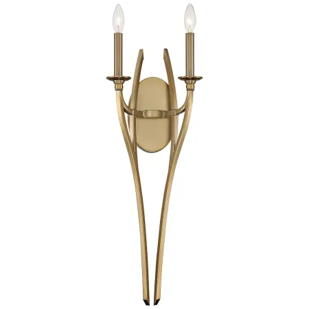 Covent Park 27 1/2" High 2-Light Honey Gold Wall Sconce