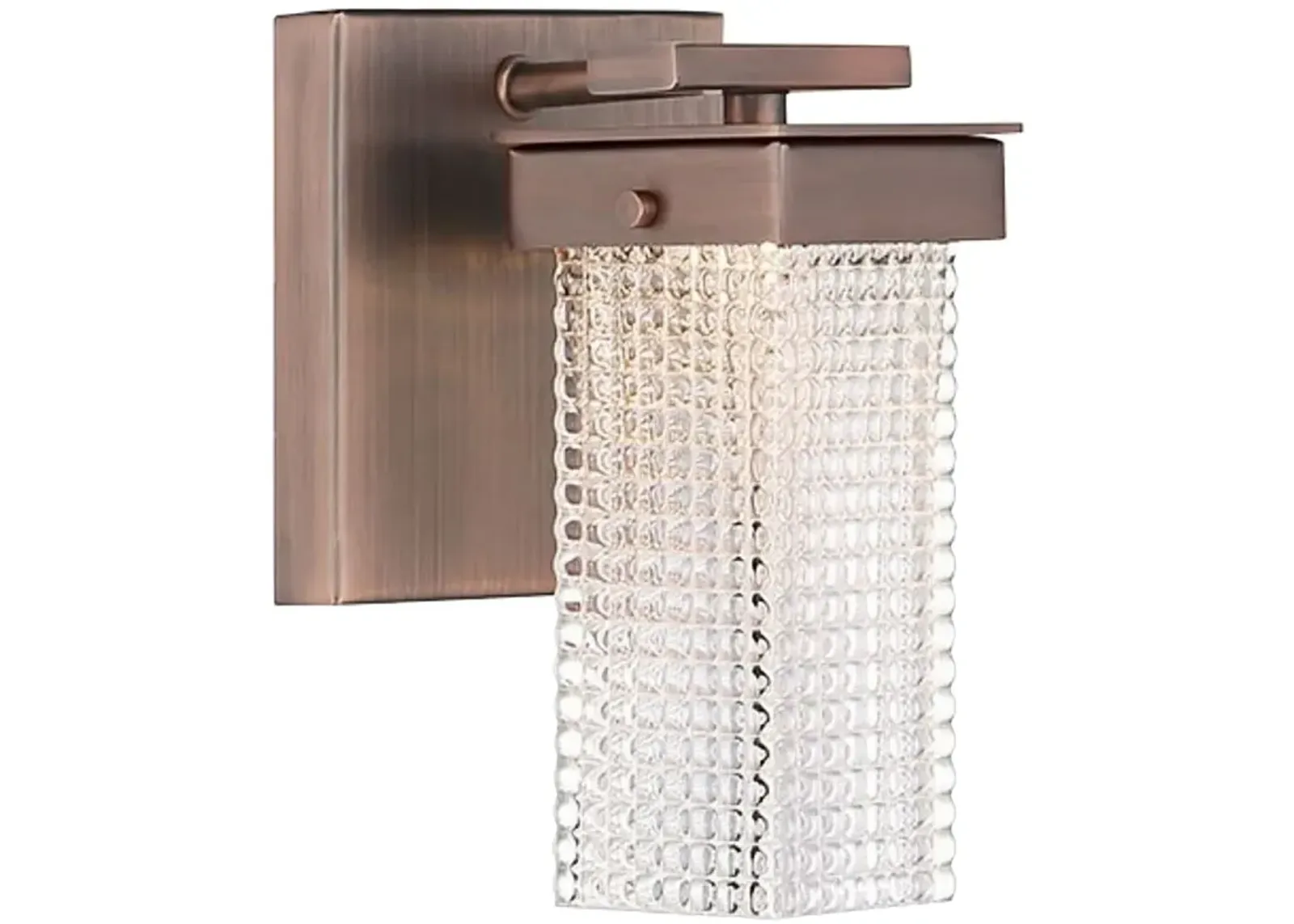 Dewberry Lane 7 1/2" High Dark Bronze LED Bath Light