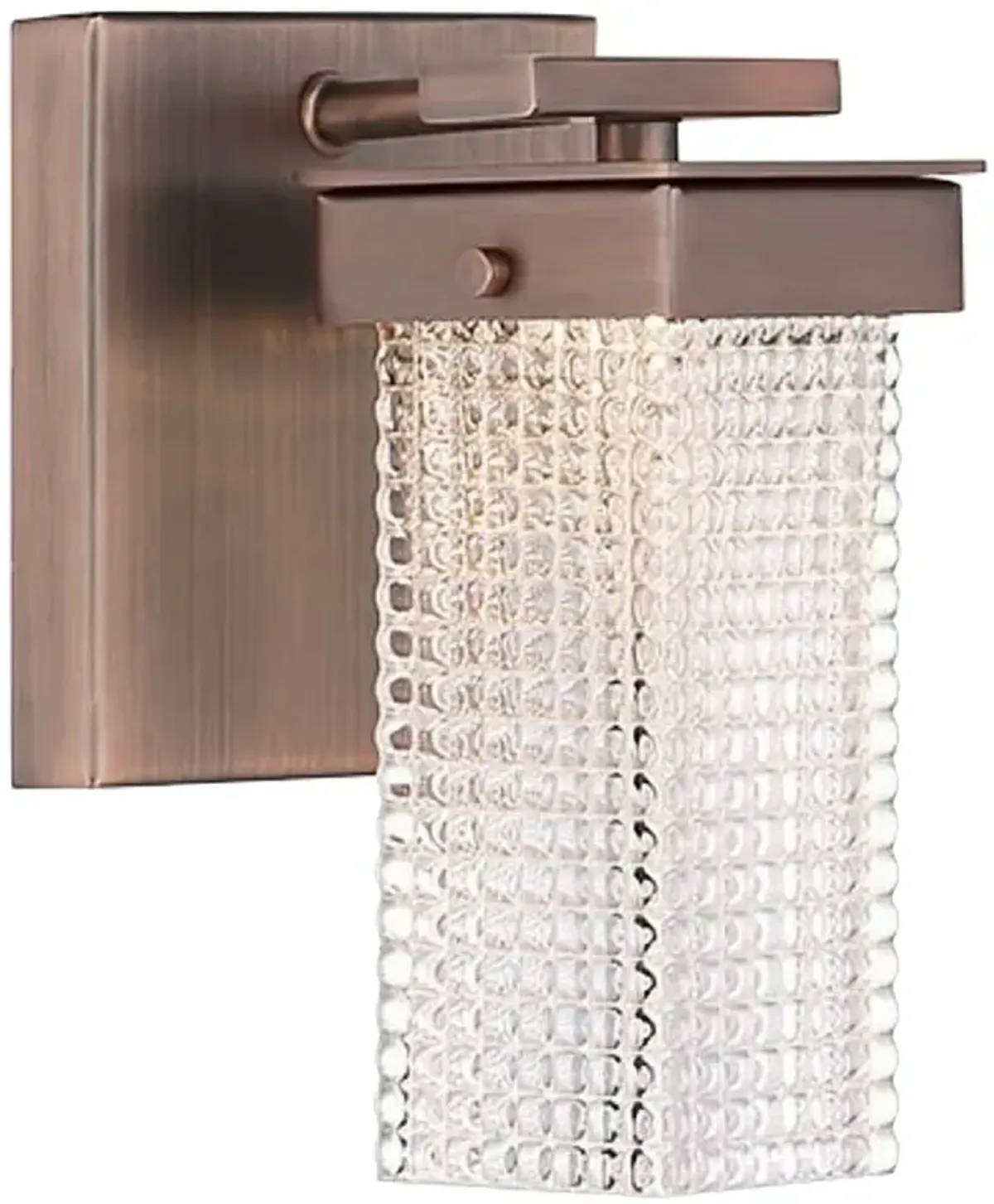 Dewberry Lane 7 1/2" High Dark Bronze LED Bath Light