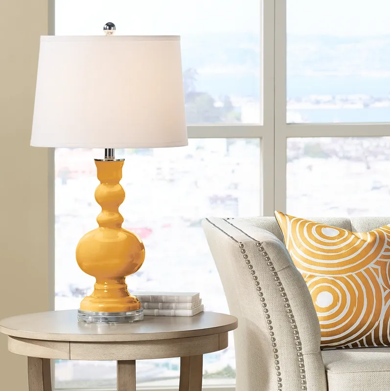 Marigold Yellow Apothecary Table Lamp