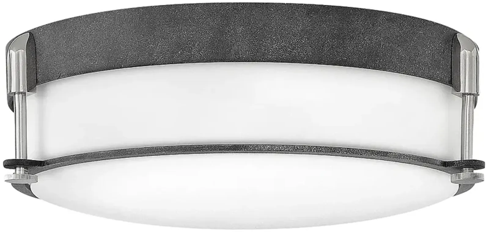 Hinkley Colbin 16 1/2" Wide Aged Zinc Ceiling Light