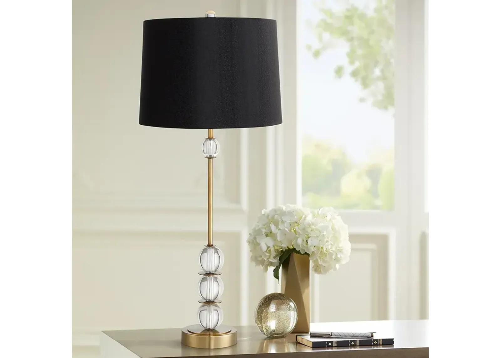 Vienna Full Spectrum Crystal Segment Table Lamp