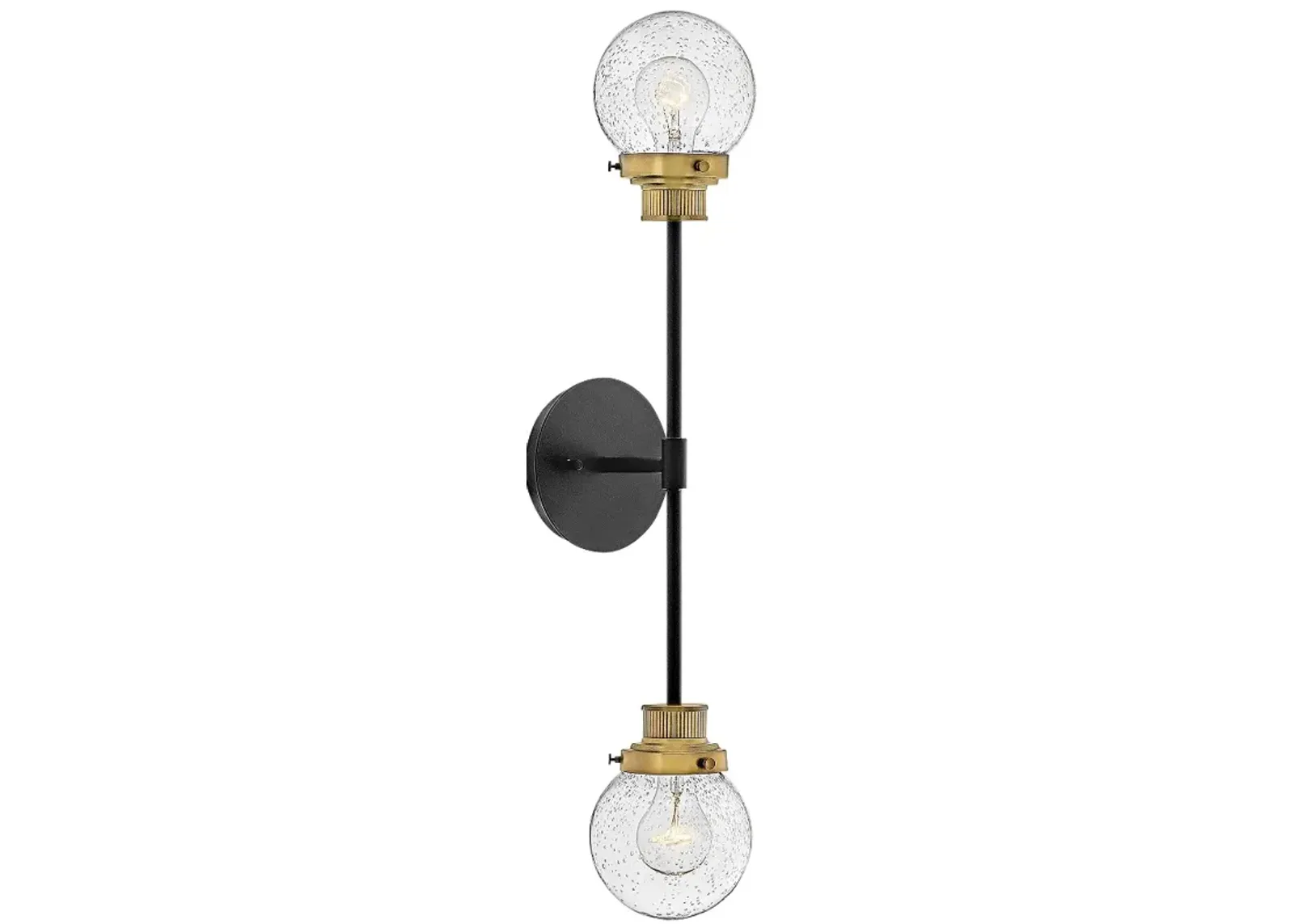 Hinkley Poppy 28" High Black 2-Light Wall Sconce