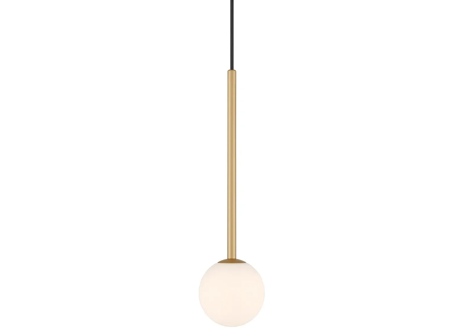 Eclipse 4 3/4" Wide Gold LED Mini Pendant