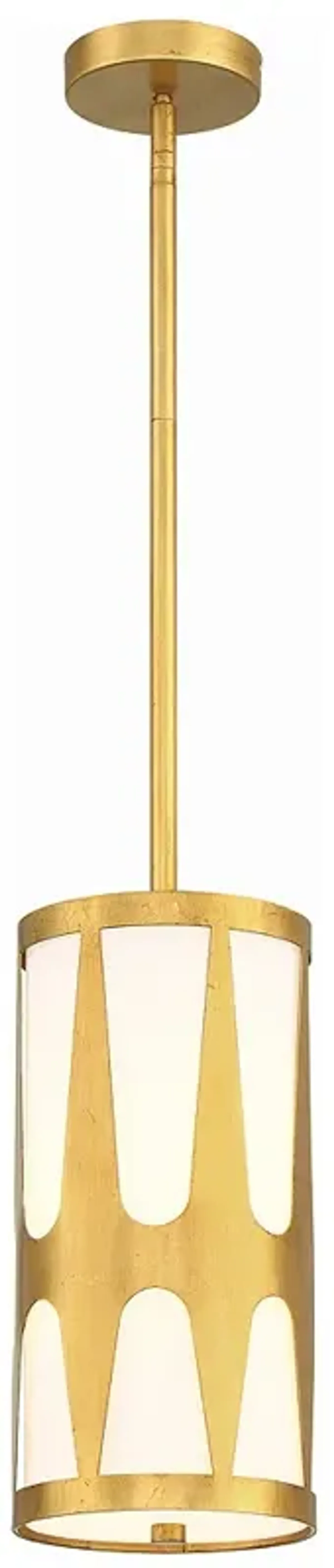 Royston 1 Light Antique Gold Pendant