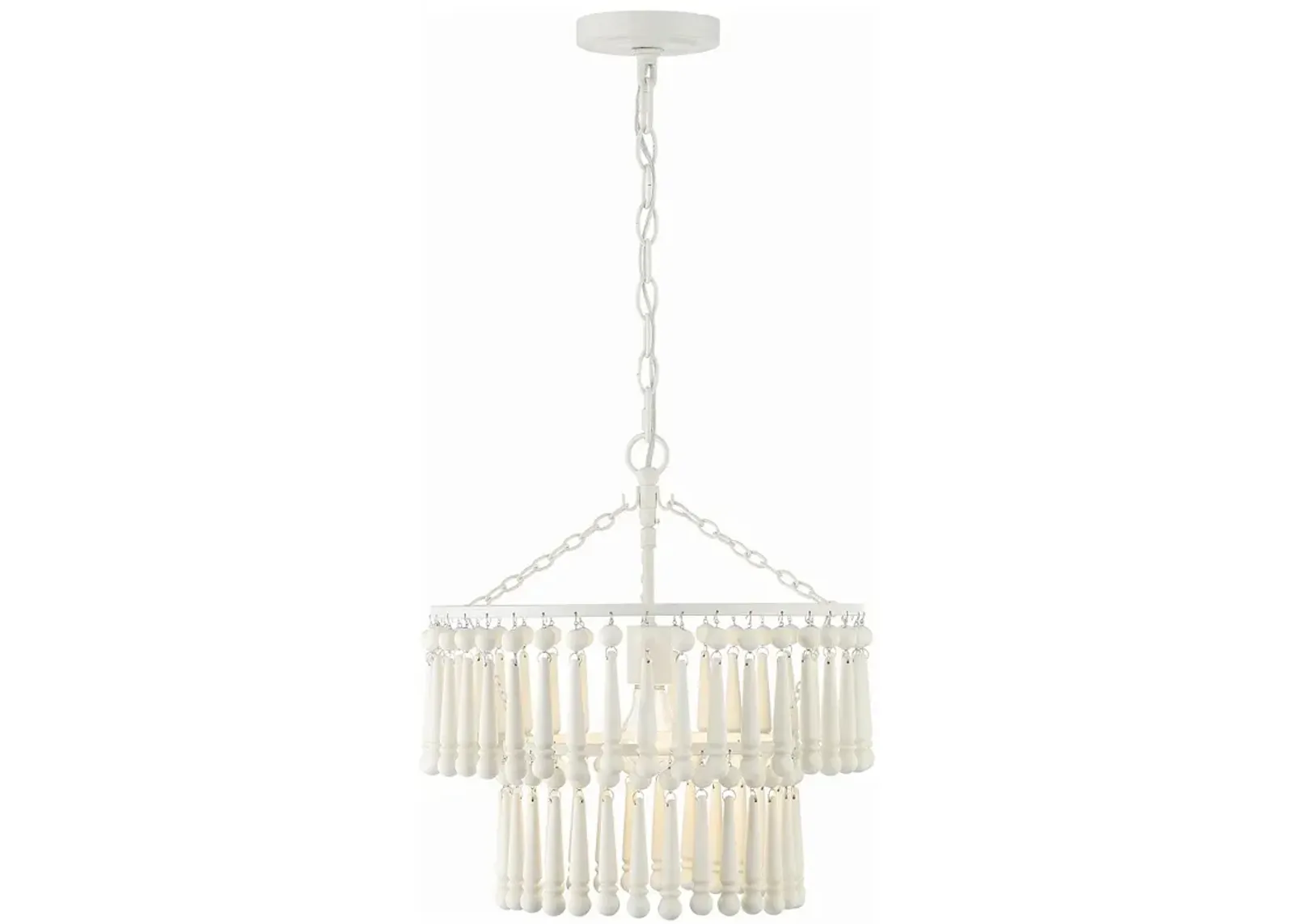 Tiana 1 Light Matte White Pendant