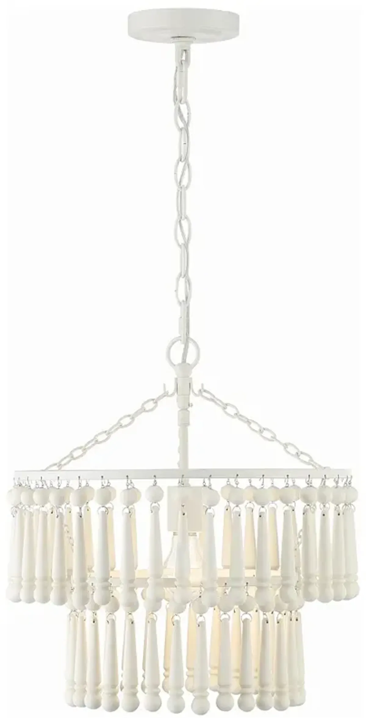 Tiana 1 Light Matte White Pendant