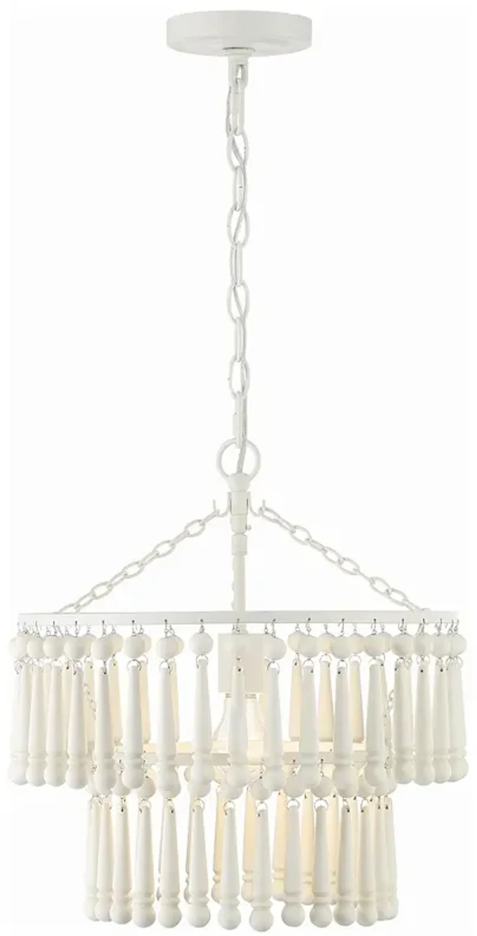 Tiana 1 Light Matte White Pendant