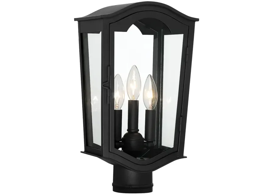 Houghton Hall 15 3/4" High Sand Coal Outdoor Post Light