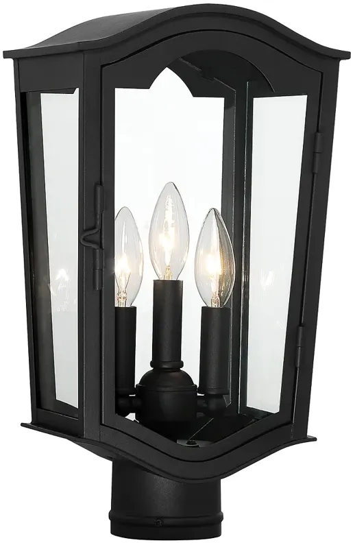 Houghton Hall 15 3/4" High Sand Coal Outdoor Post Light