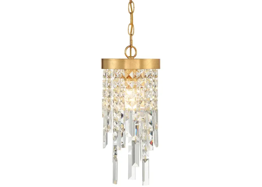 Winfield 1 Light Antique Gold Pendant